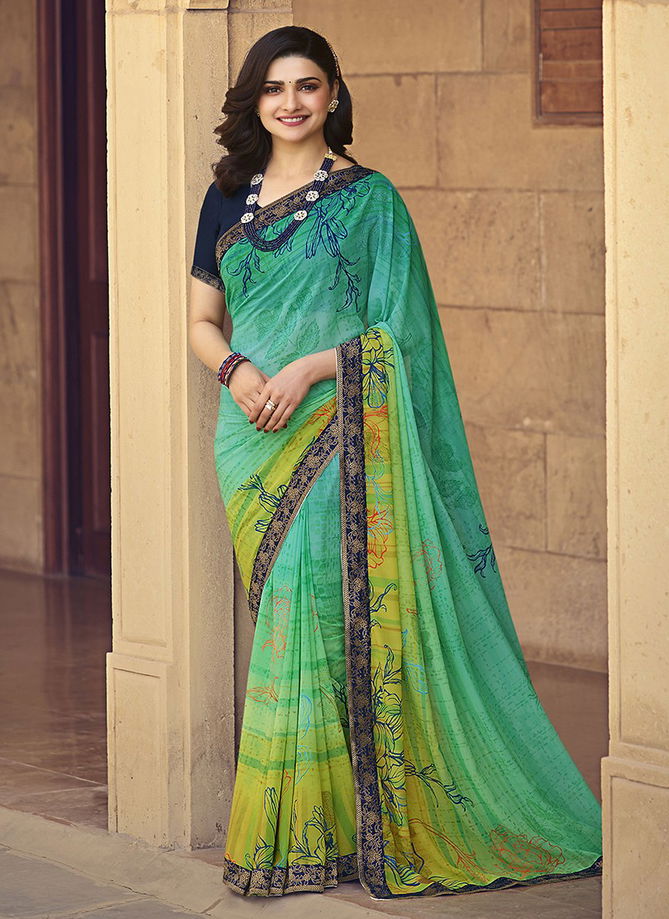 Starwalk 63 Latest Fancy Party Wear Designer Georgette Printed Saree Collection